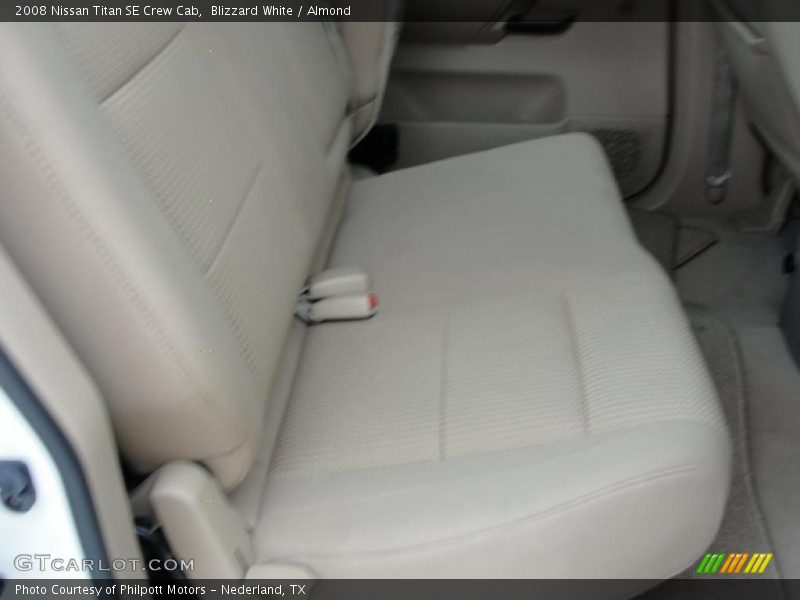 Blizzard White / Almond 2008 Nissan Titan SE Crew Cab