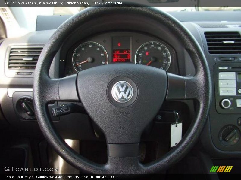 Black / Anthracite 2007 Volkswagen Jetta Wolfsburg Edition Sedan