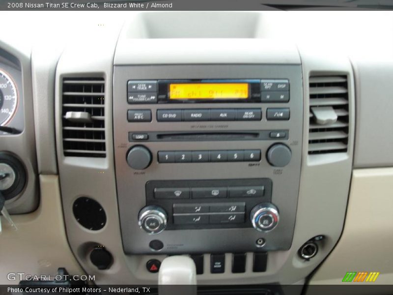 Blizzard White / Almond 2008 Nissan Titan SE Crew Cab