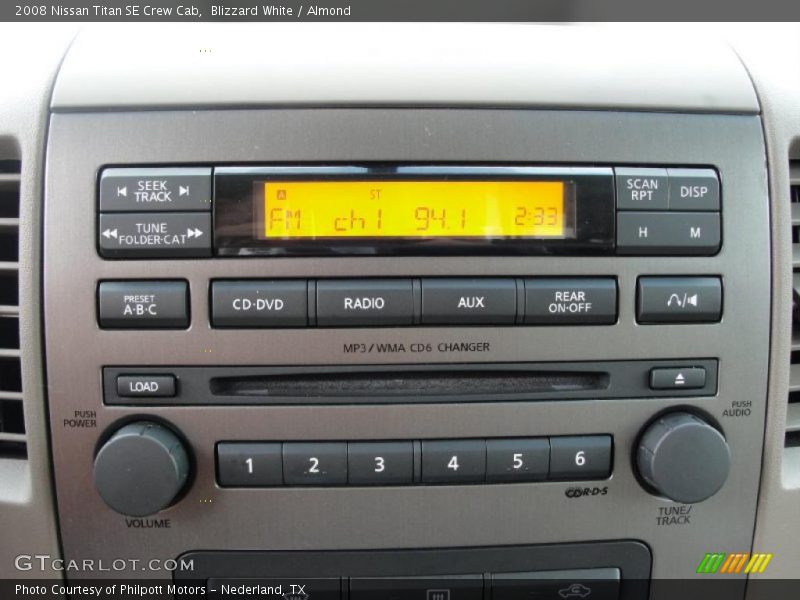 Blizzard White / Almond 2008 Nissan Titan SE Crew Cab