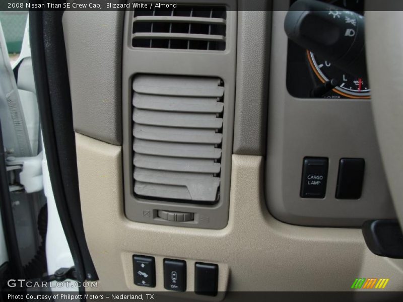 Blizzard White / Almond 2008 Nissan Titan SE Crew Cab