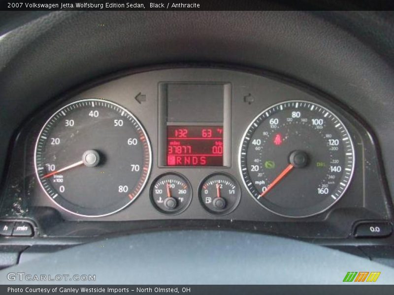 Black / Anthracite 2007 Volkswagen Jetta Wolfsburg Edition Sedan