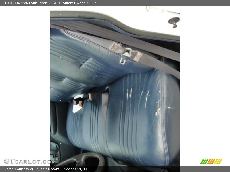 Summit White / Blue 1996 Chevrolet Suburban C1500