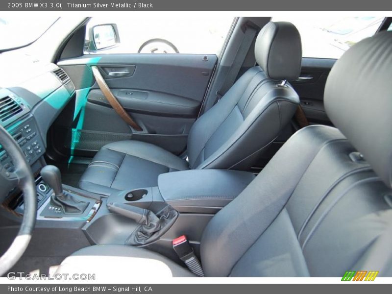 Titanium Silver Metallic / Black 2005 BMW X3 3.0i