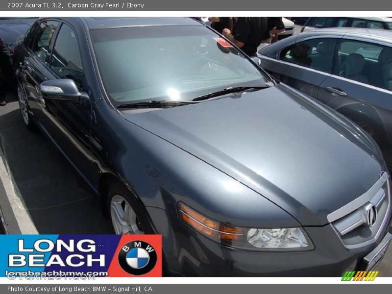 Carbon Gray Pearl / Ebony 2007 Acura TL 3.2