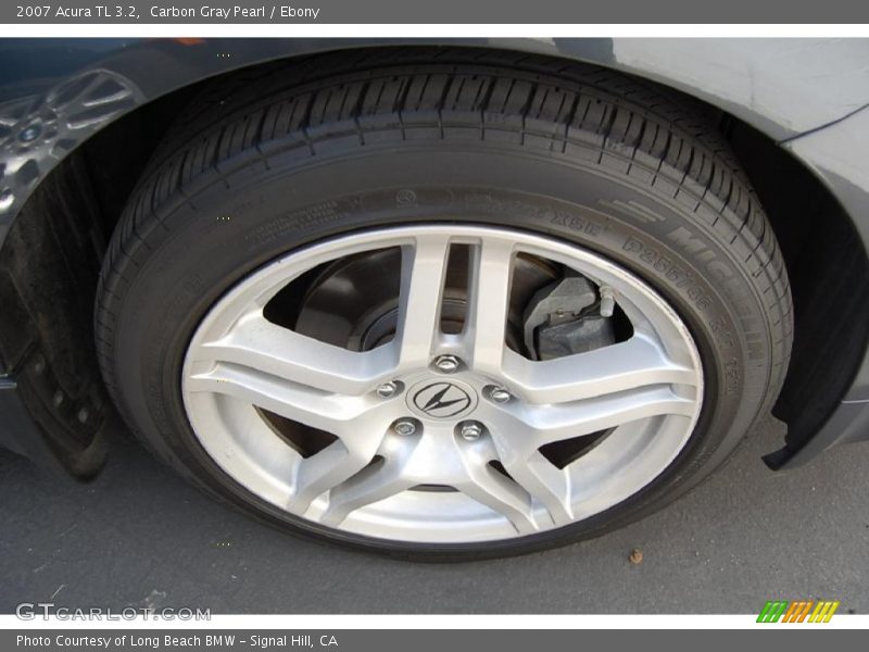 Carbon Gray Pearl / Ebony 2007 Acura TL 3.2