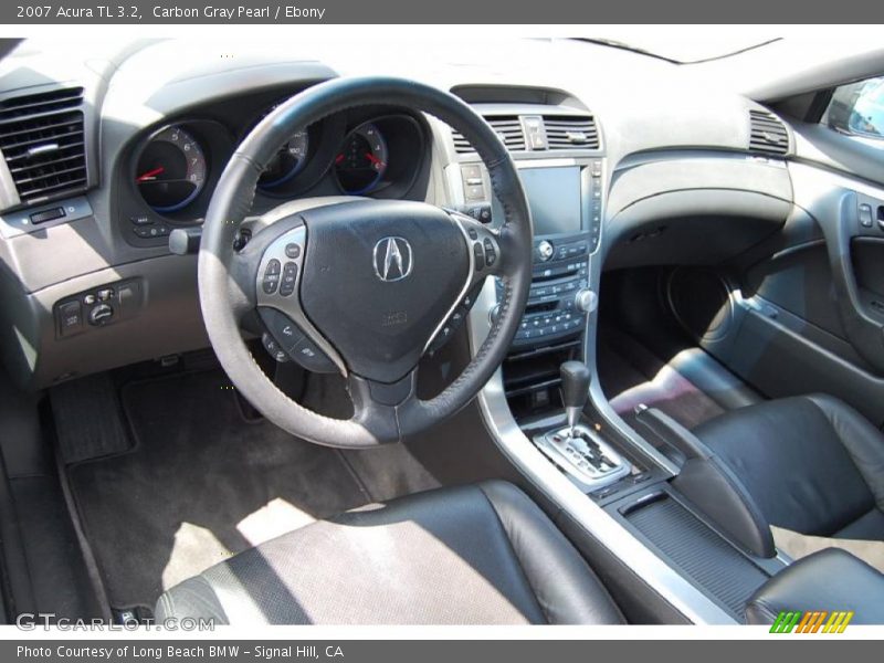 Carbon Gray Pearl / Ebony 2007 Acura TL 3.2