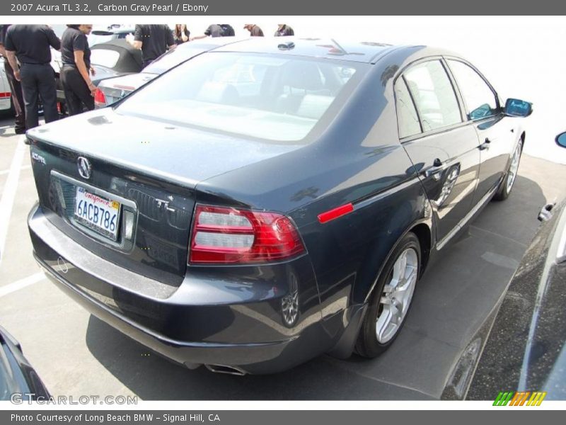 Carbon Gray Pearl / Ebony 2007 Acura TL 3.2