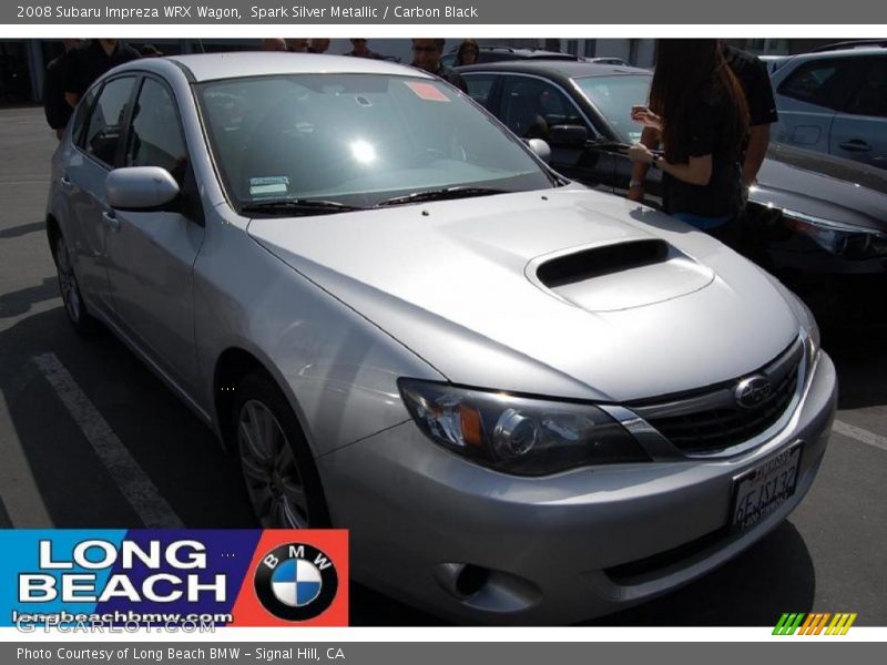 Spark Silver Metallic / Carbon Black 2008 Subaru Impreza WRX Wagon