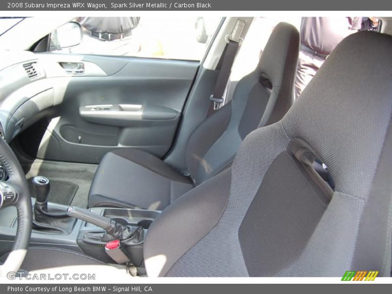 Spark Silver Metallic / Carbon Black 2008 Subaru Impreza WRX Wagon