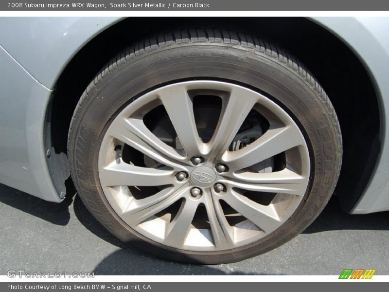 Spark Silver Metallic / Carbon Black 2008 Subaru Impreza WRX Wagon