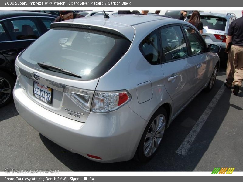 Spark Silver Metallic / Carbon Black 2008 Subaru Impreza WRX Wagon
