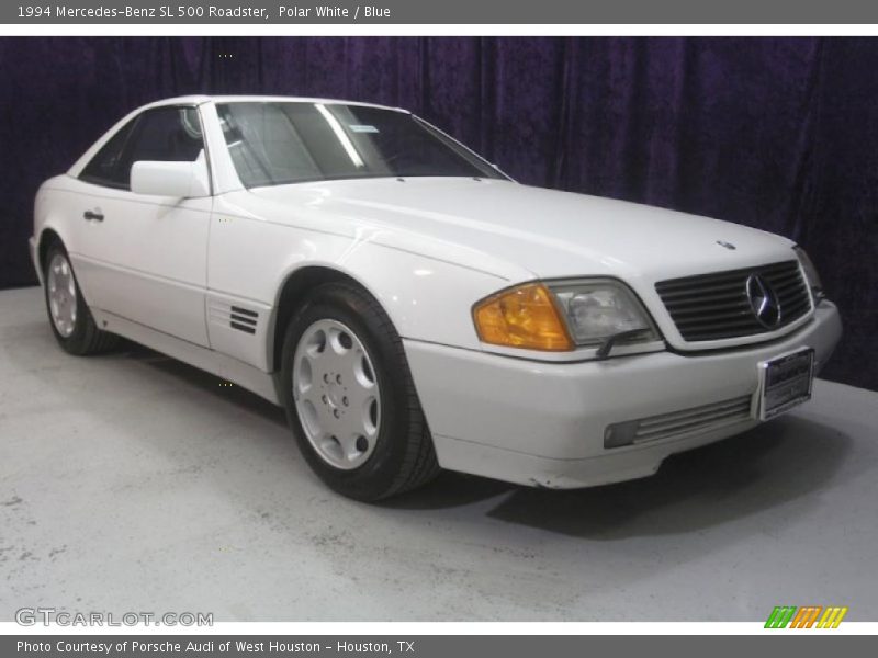 Polar White / Blue 1994 Mercedes-Benz SL 500 Roadster