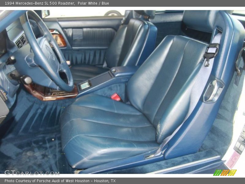 Polar White / Blue 1994 Mercedes-Benz SL 500 Roadster