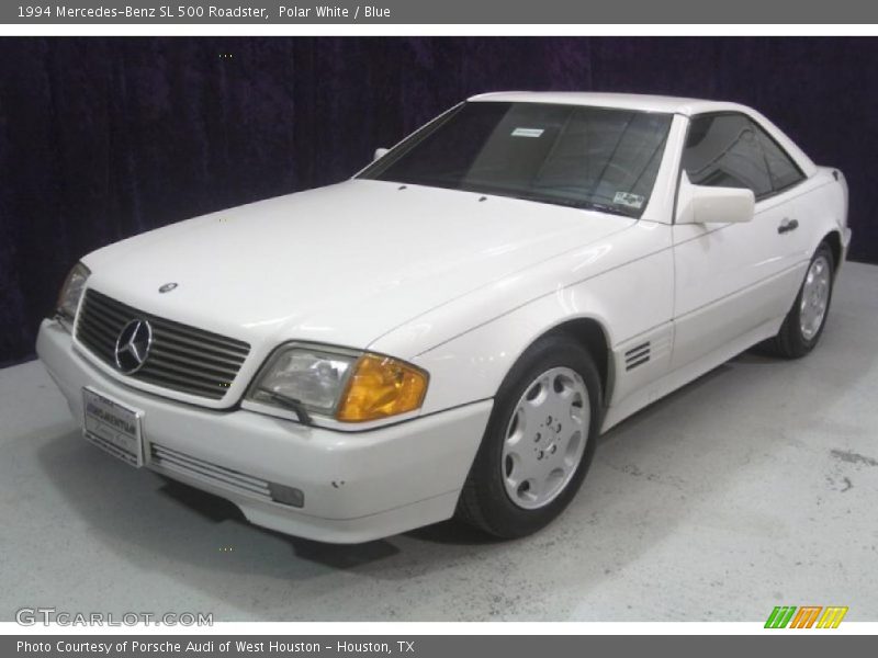 Polar White / Blue 1994 Mercedes-Benz SL 500 Roadster