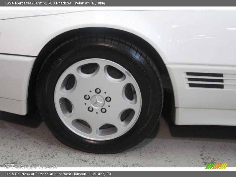 Polar White / Blue 1994 Mercedes-Benz SL 500 Roadster