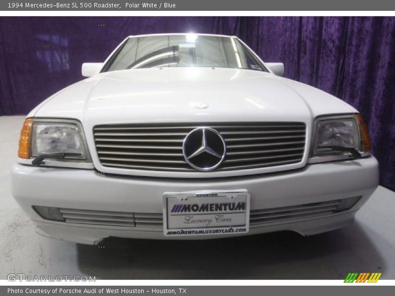 Polar White / Blue 1994 Mercedes-Benz SL 500 Roadster