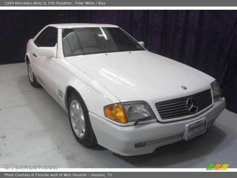 Polar White / Blue 1994 Mercedes-Benz SL 500 Roadster
