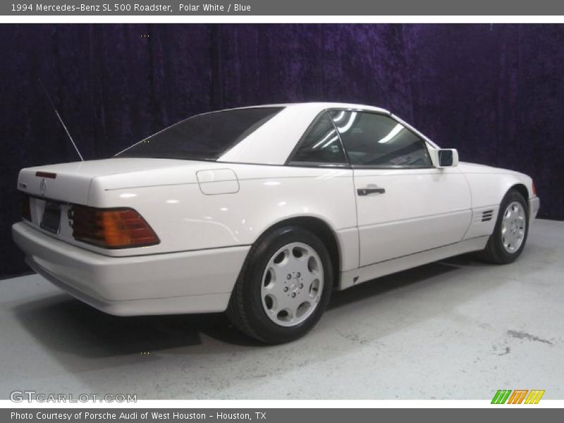 Polar White / Blue 1994 Mercedes-Benz SL 500 Roadster