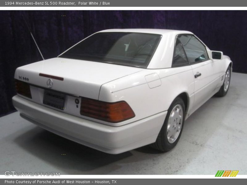 Polar White / Blue 1994 Mercedes-Benz SL 500 Roadster