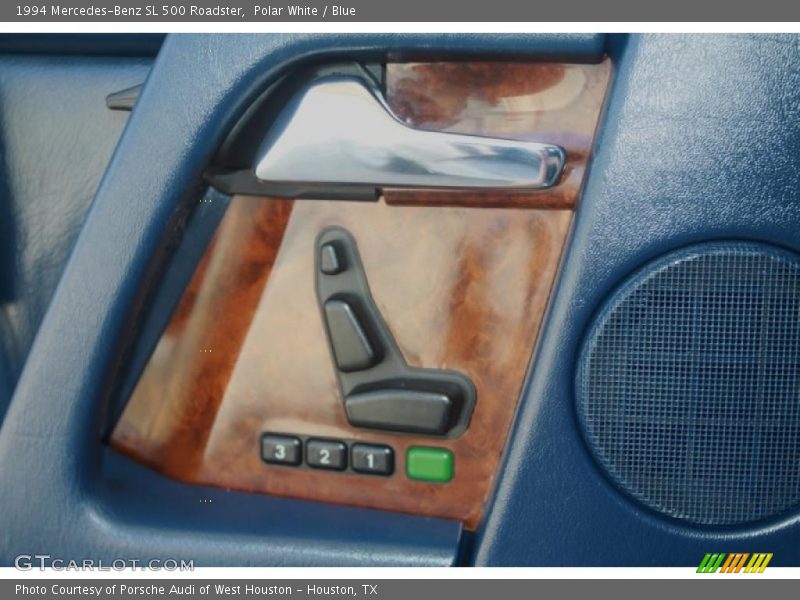 Polar White / Blue 1994 Mercedes-Benz SL 500 Roadster