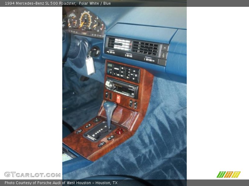 Polar White / Blue 1994 Mercedes-Benz SL 500 Roadster