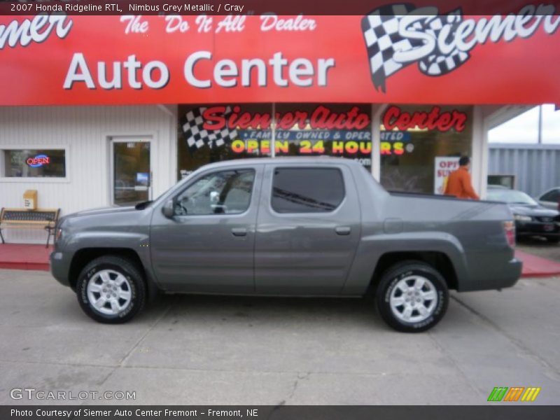 Nimbus Grey Metallic / Gray 2007 Honda Ridgeline RTL