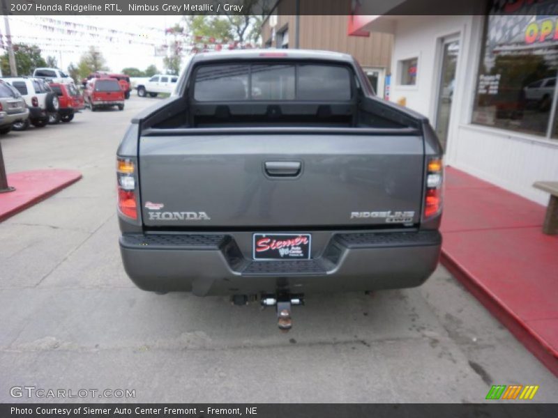 Nimbus Grey Metallic / Gray 2007 Honda Ridgeline RTL