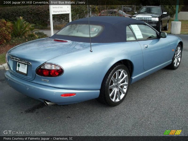 Frost Blue Metallic / Ivory 2006 Jaguar XK XK8 Convertible