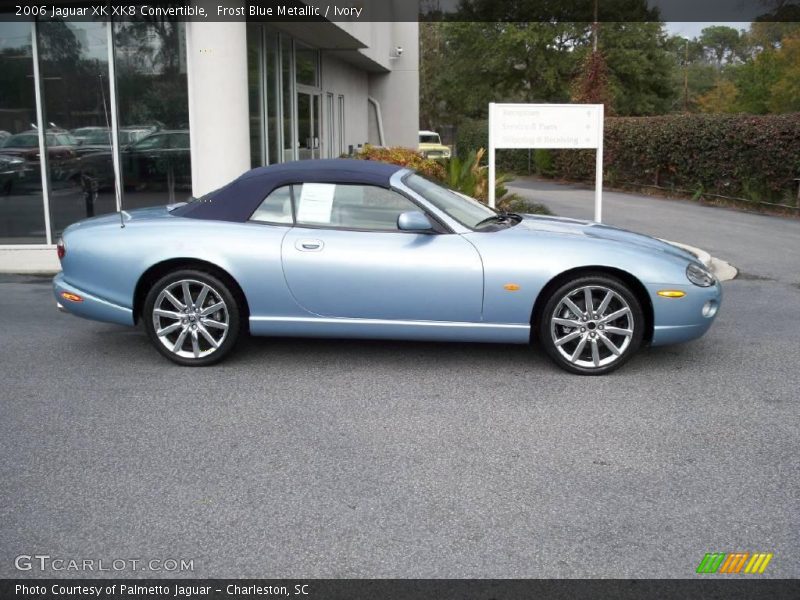 Frost Blue Metallic / Ivory 2006 Jaguar XK XK8 Convertible