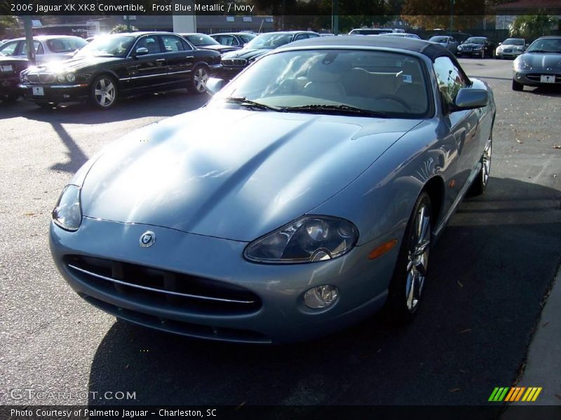 Frost Blue Metallic / Ivory 2006 Jaguar XK XK8 Convertible