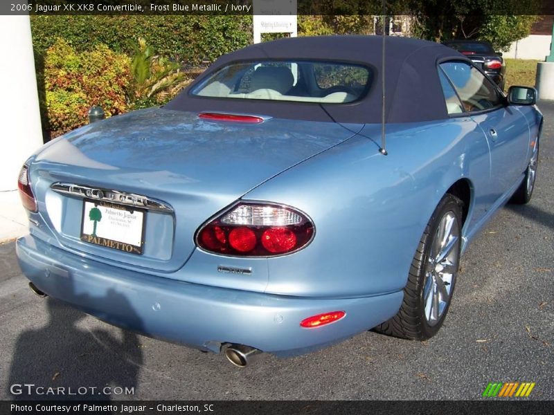 Frost Blue Metallic / Ivory 2006 Jaguar XK XK8 Convertible