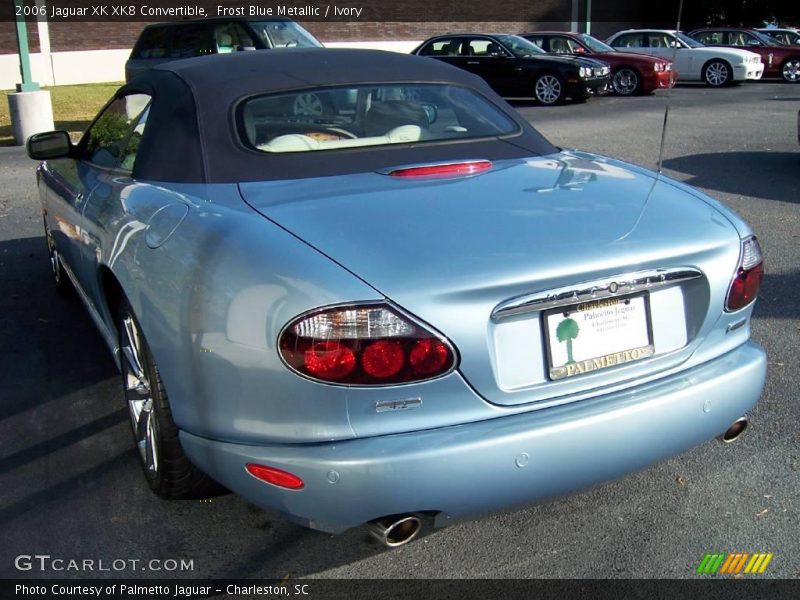 Frost Blue Metallic / Ivory 2006 Jaguar XK XK8 Convertible