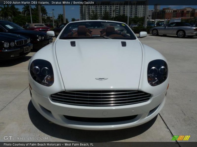 Stratus White / Bentley Saddle 2009 Aston Martin DB9 Volante