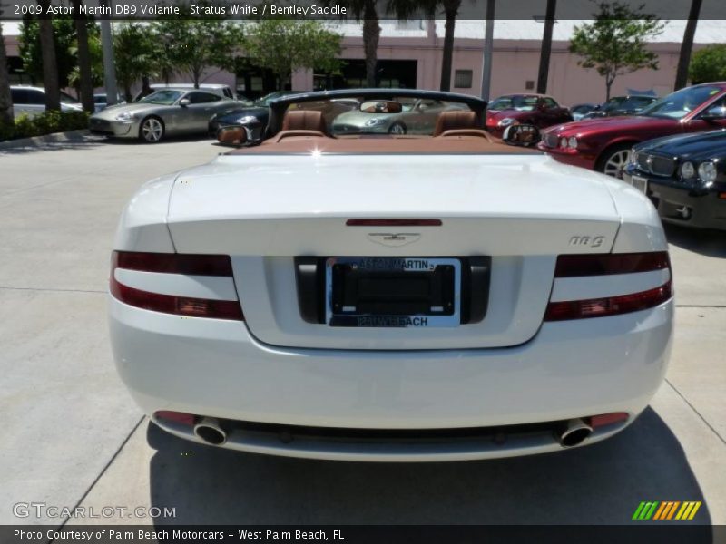 Stratus White / Bentley Saddle 2009 Aston Martin DB9 Volante