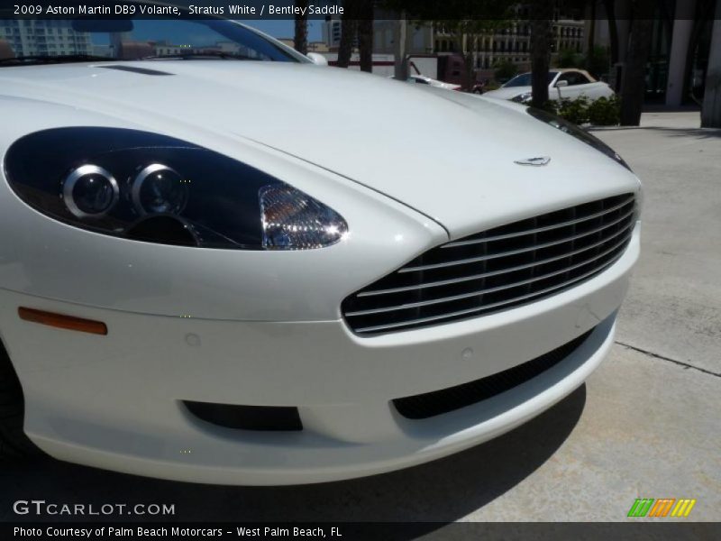 Stratus White / Bentley Saddle 2009 Aston Martin DB9 Volante