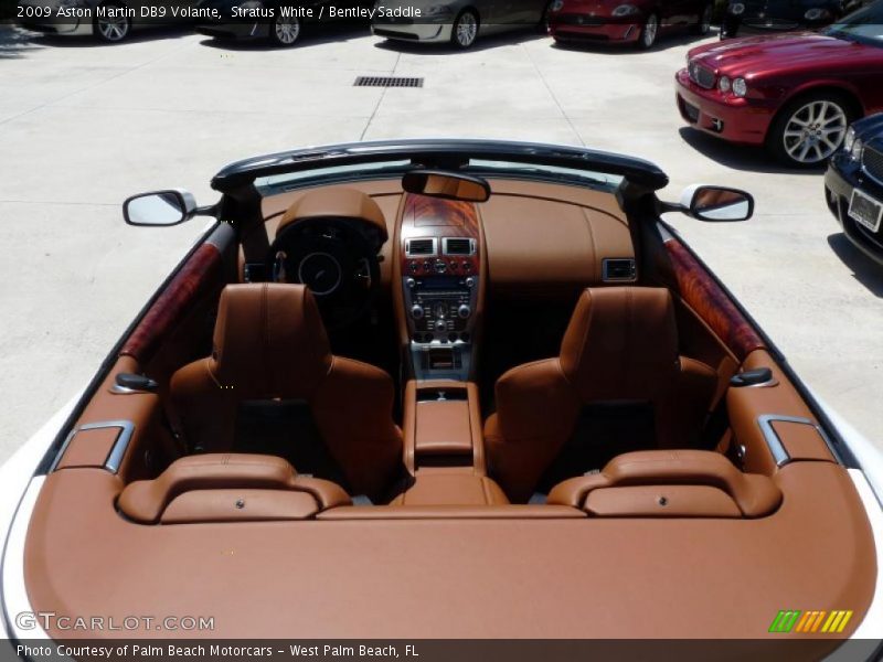 Stratus White / Bentley Saddle 2009 Aston Martin DB9 Volante