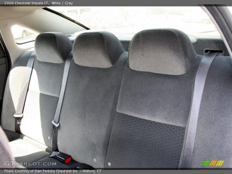 White / Gray 2009 Chevrolet Impala LT