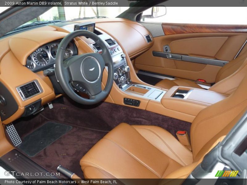 Stratus White / Bentley Saddle 2009 Aston Martin DB9 Volante