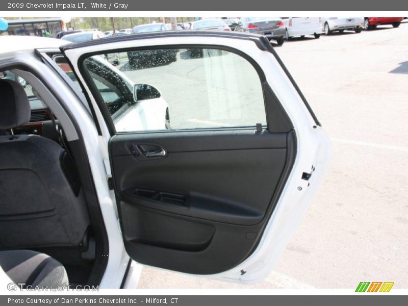 White / Gray 2009 Chevrolet Impala LT