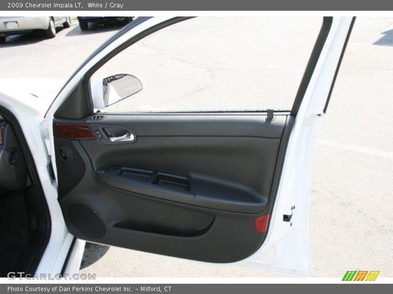 White / Gray 2009 Chevrolet Impala LT