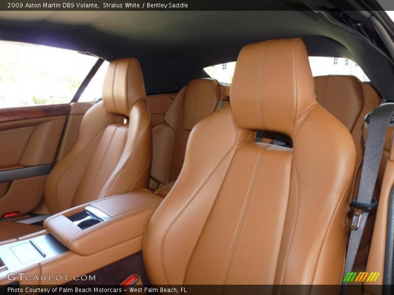 Stratus White / Bentley Saddle 2009 Aston Martin DB9 Volante