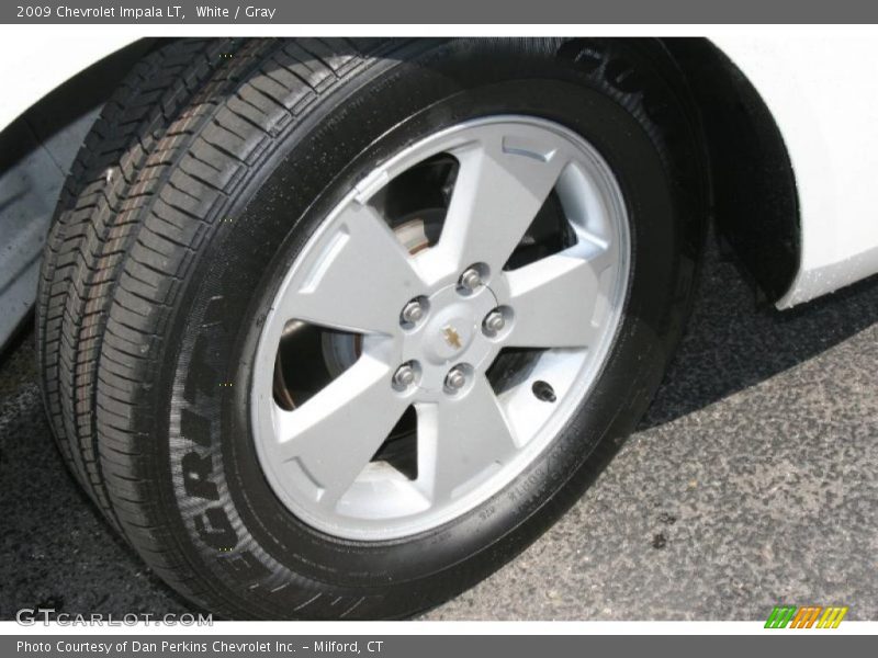 White / Gray 2009 Chevrolet Impala LT