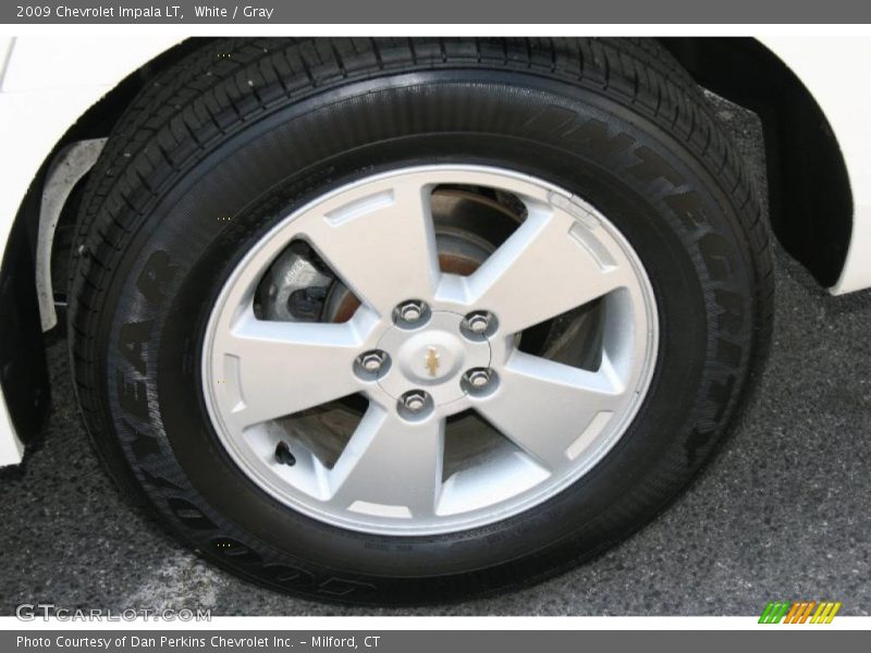 White / Gray 2009 Chevrolet Impala LT