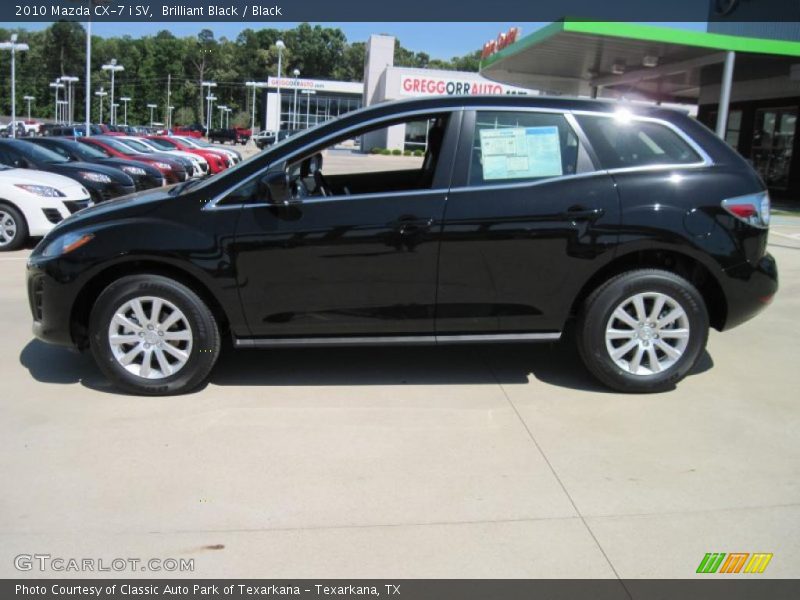 Brilliant Black / Black 2010 Mazda CX-7 i SV