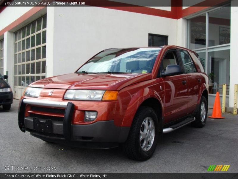 Orange / Light Tan 2003 Saturn VUE V6 AWD