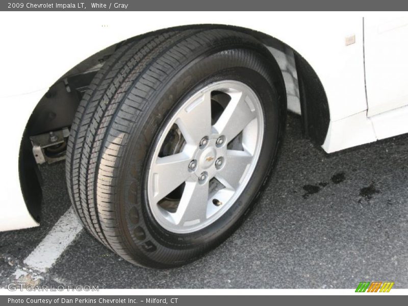White / Gray 2009 Chevrolet Impala LT