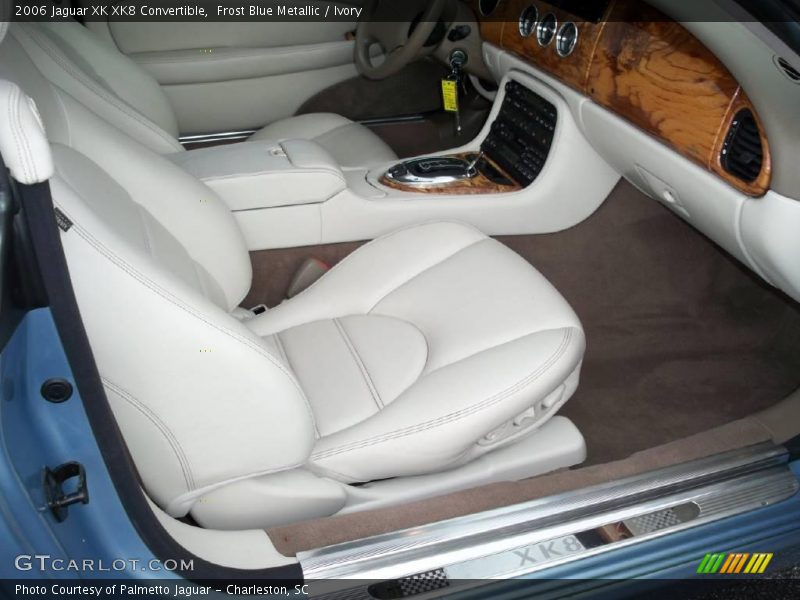 Frost Blue Metallic / Ivory 2006 Jaguar XK XK8 Convertible