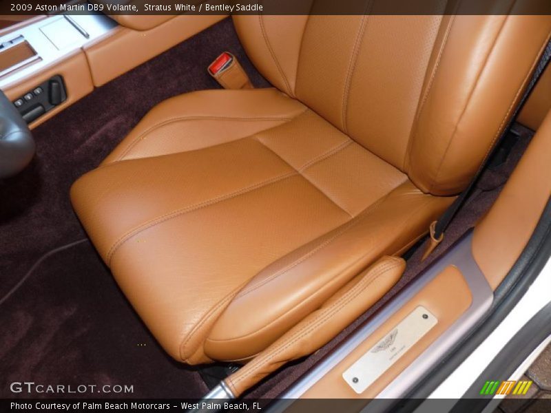 Stratus White / Bentley Saddle 2009 Aston Martin DB9 Volante