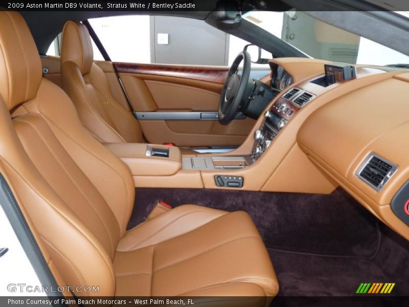 Stratus White / Bentley Saddle 2009 Aston Martin DB9 Volante